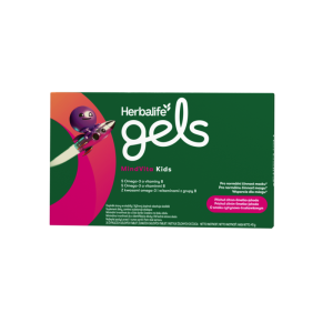 Żelki witaminowe dla dzieci Herbalife Gels MindVita Kids smak Cytrynowo-truskawkowy 30 pastylek